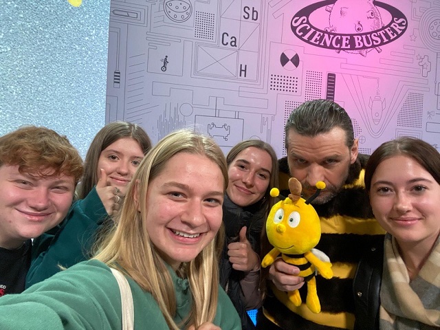 Besuch der Science Busters